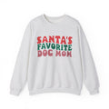 Santa's Favorite Dog Mom Sweatshirt - Cozy Christmas Gift for Dog Moms