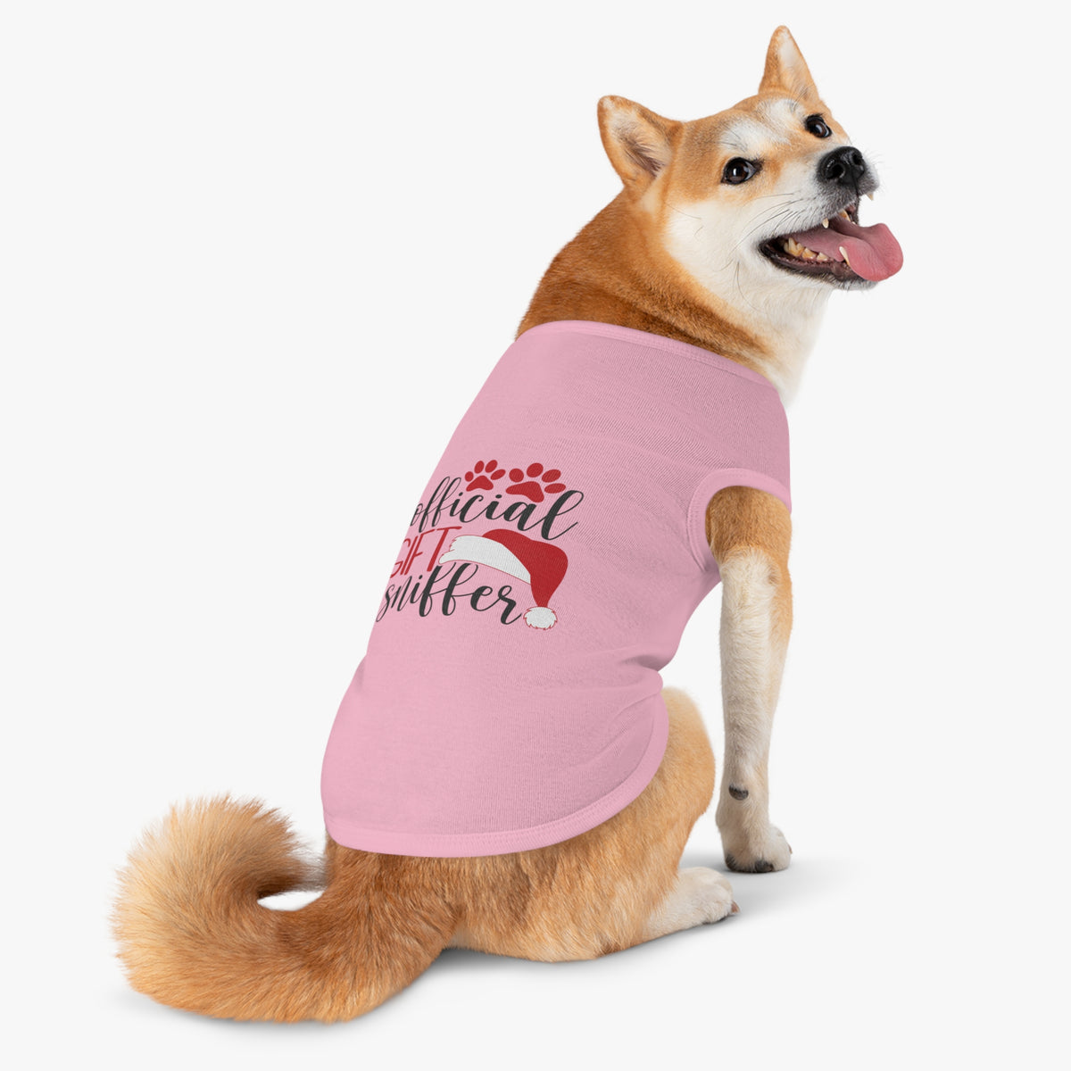 Funny Christmas Dog Shirt Gift – “Official Gift Sniffer” Tank Top