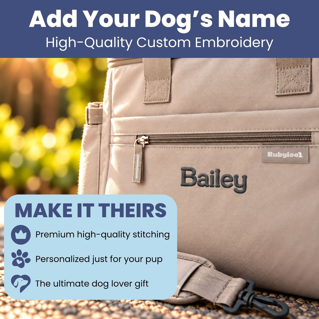 The Original Doggy Bag® Dog Travel Bag for Supplies (Personalize it!)