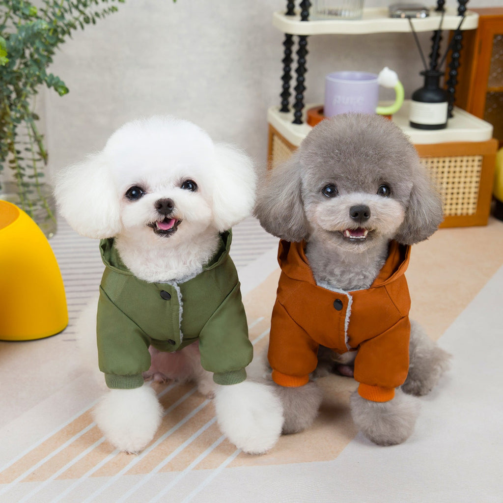 Adventure-Ready Dog Hoodie with Backpack-Style Pockets