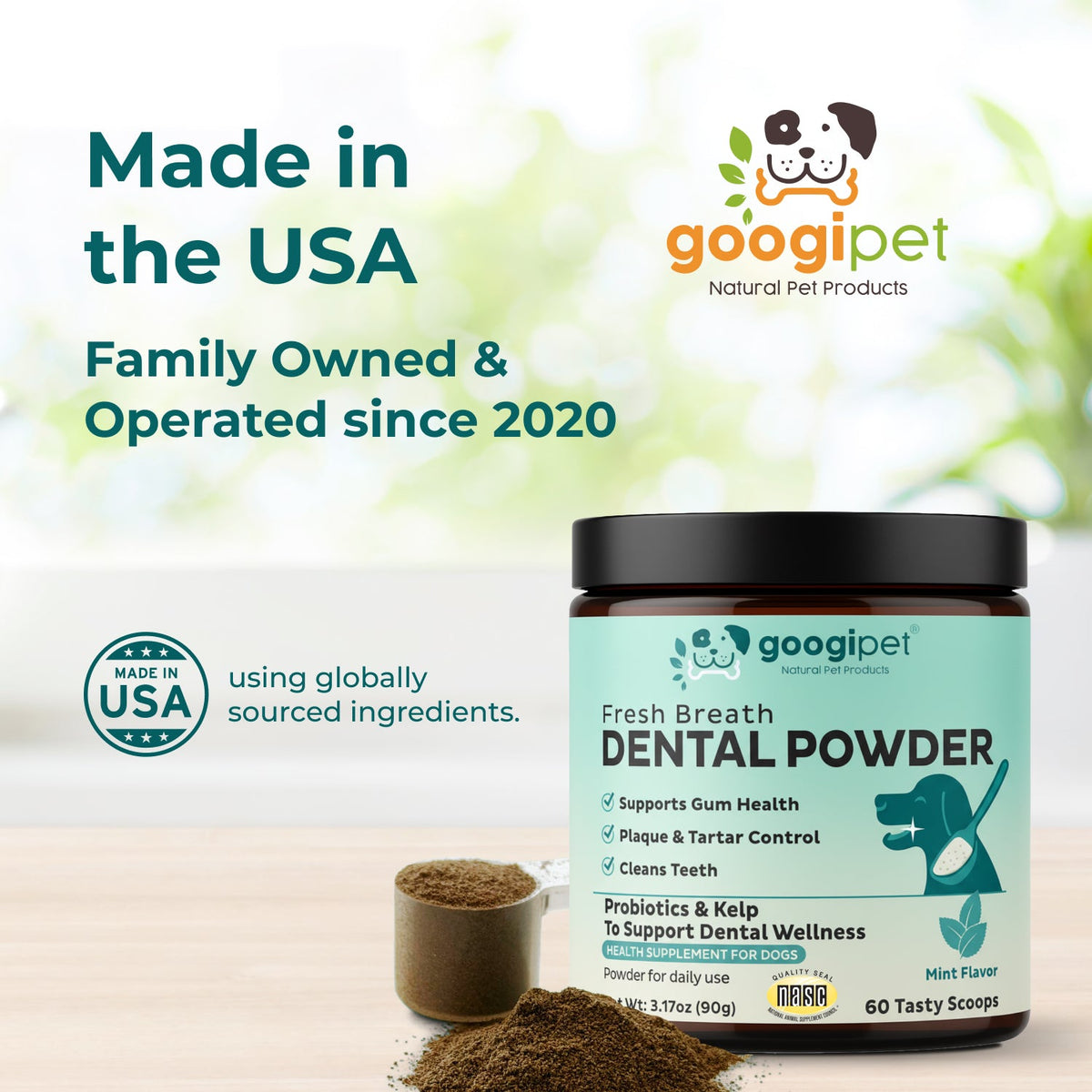 Fresh Breath Dental Powder for Dogs